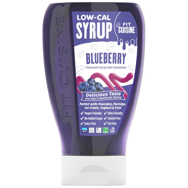 Fit Cuisine Low-Cal Syrup | Blueberry - 425 ml - Nutra Best Europe