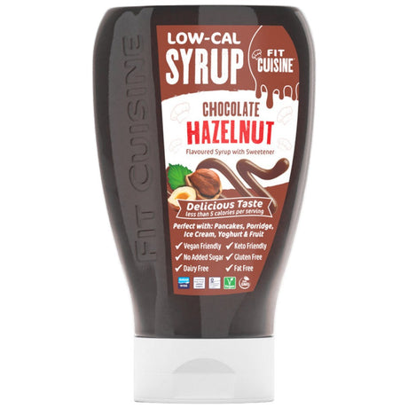 Fit Cuisine Low-Cal Syrup | Chocolate Hazelnut - 425 ml - Nutra Best Europe