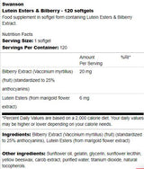 Lutein-észterek és fekete áfonya 120 lágyzselé