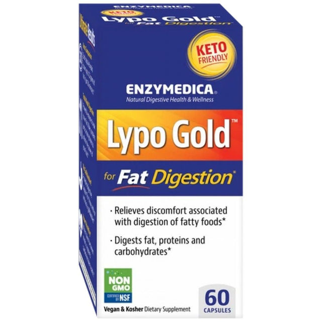 Lypo Gold | Fat Digestion - 60 capsules - Nutra Best Europe