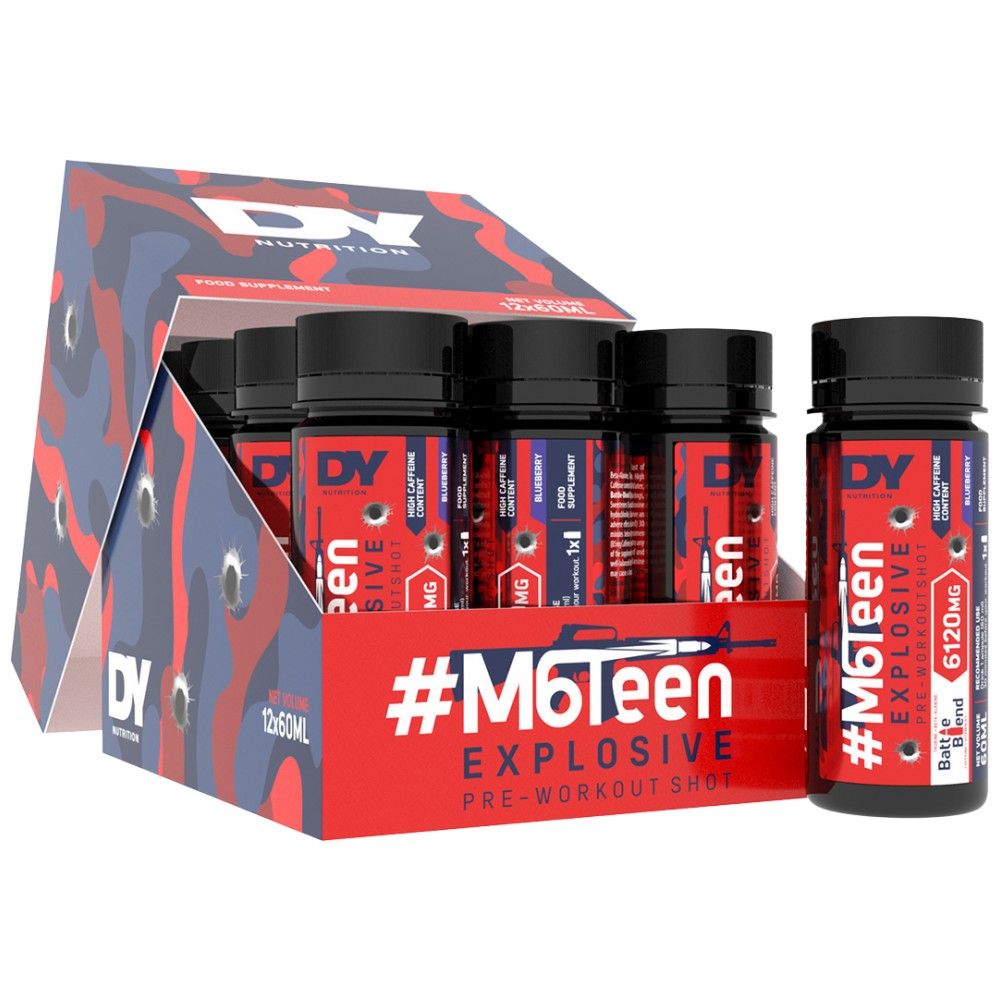M6Teen Explosive / Pre-Workout Shot - 12 x 60 ml - Nutra Best Europe
