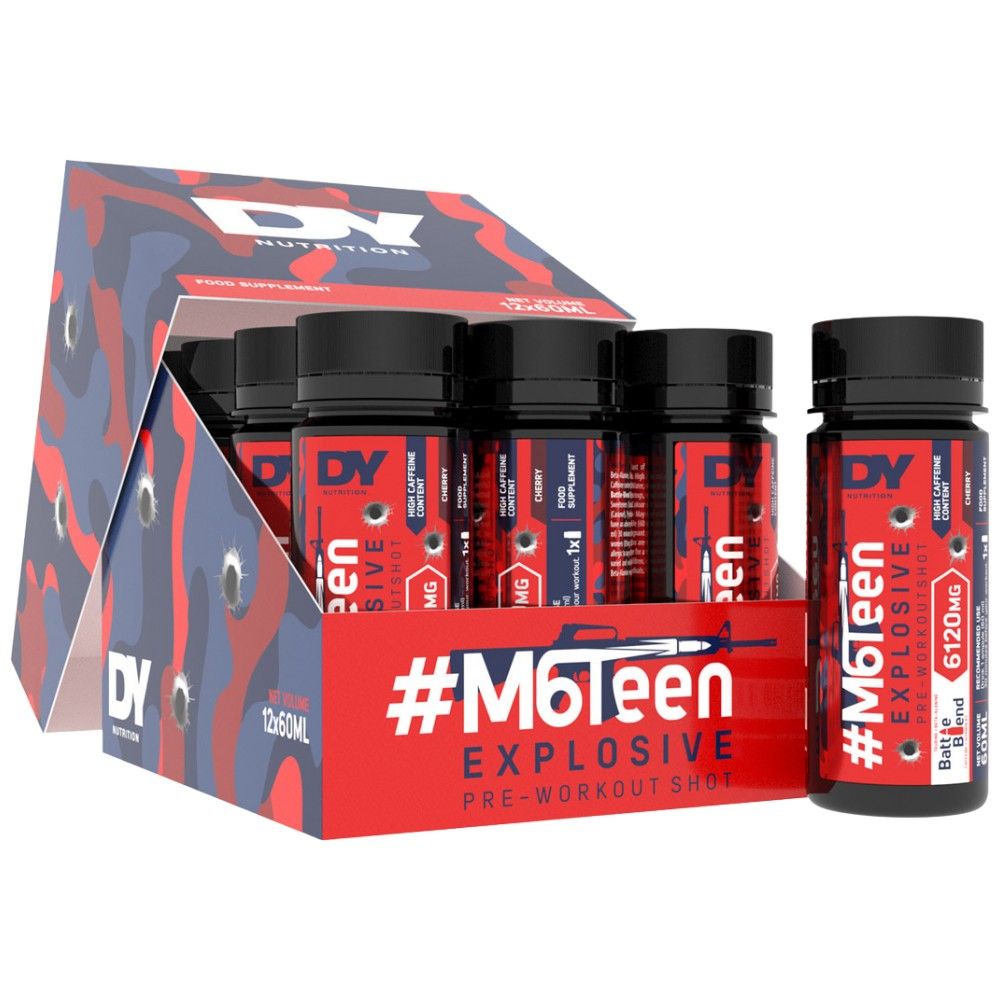 M6Teen Explosive / Pre-Workout Shot - 12 x 60 ml - Nutra Best Europe
