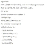 MCT ketoolaj - 500 ml