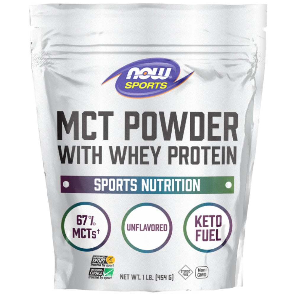 MCT por/tejsavófehérjével/keto üzemanyag - 454 gramm