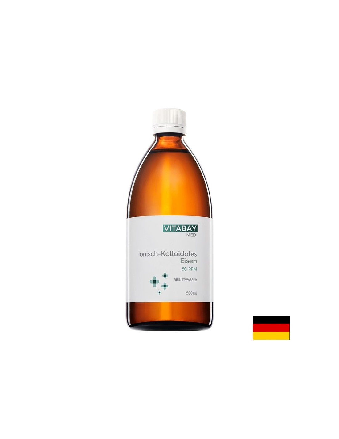 MED kolloidas Eisen - Vaskolloid 50 PPM, 500 ml <tc>Vitabay</tc>