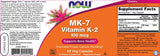 MK-7 K-2-vitamin 100 mcg - 60 kapszula