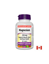 Magnézium 250 mg x 100 kapszula <tc>Webber Naturals</tc>