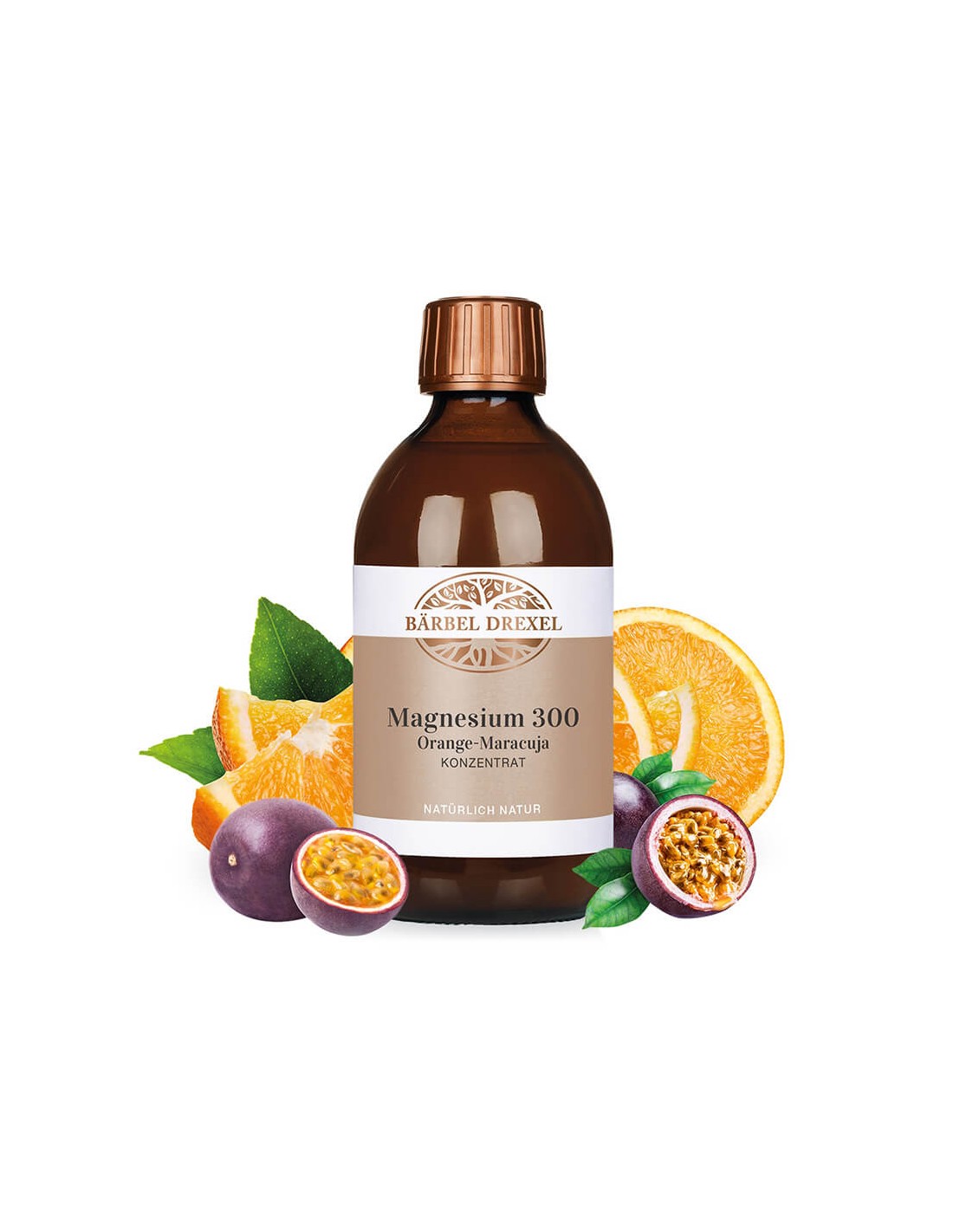 Magnesium 300 Orange-Maracuja Konzentrat/Magnézium koncentrátum (narancs és maracuja ízű), 300 ml <tc>Bärbel Drexel</tc>