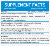 Magnézium-citrát 200 mg/100 tabletta.