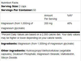 Magnézium-glicinát 200 mg - 120 kapszula