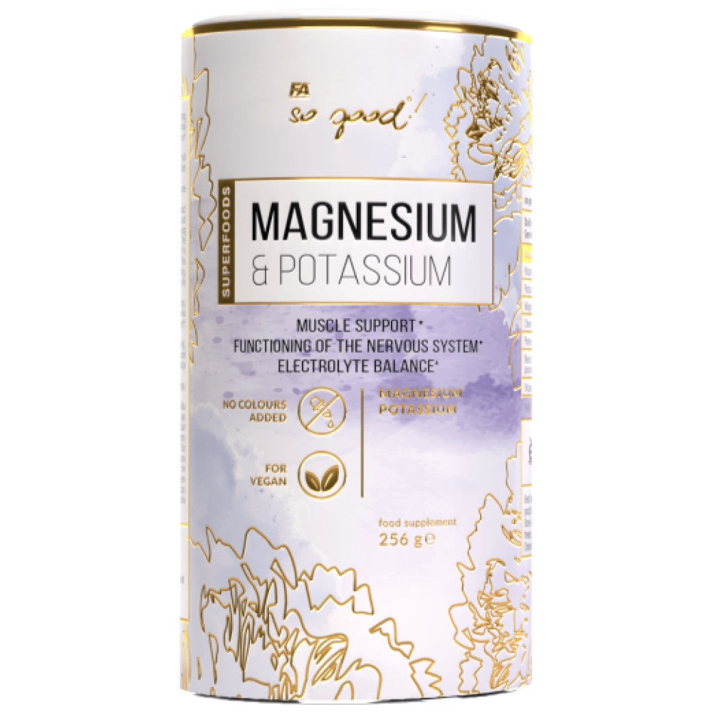 Magnézium & Kálium steviával | So Good! sorozat - 256 gramm