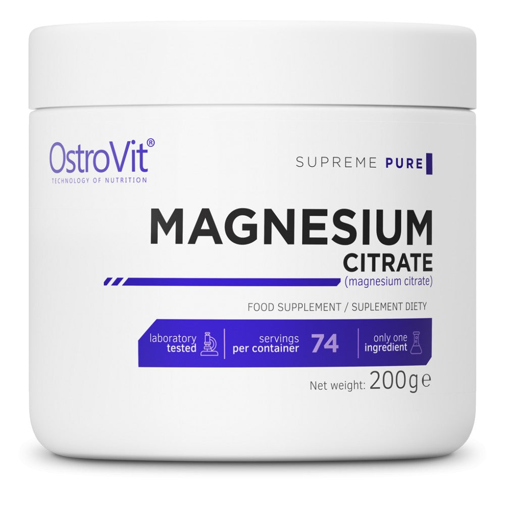 Magnesium Citrate Powder 200 grams - Nutra Best Europe