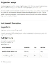 Magnesium Citrate Powder 200 grams - Nutra Best Europe