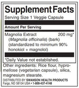 Magnólia kivonat 200 mg | Szabványosított - 30 kapszula
