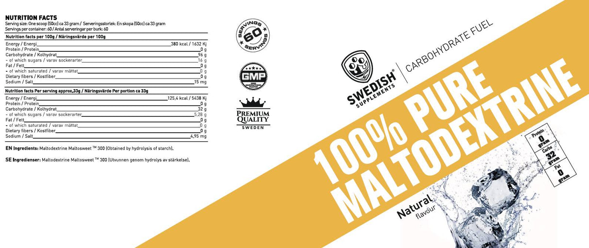 Maltodextrin/100% tisztaságú - 3000 gramm