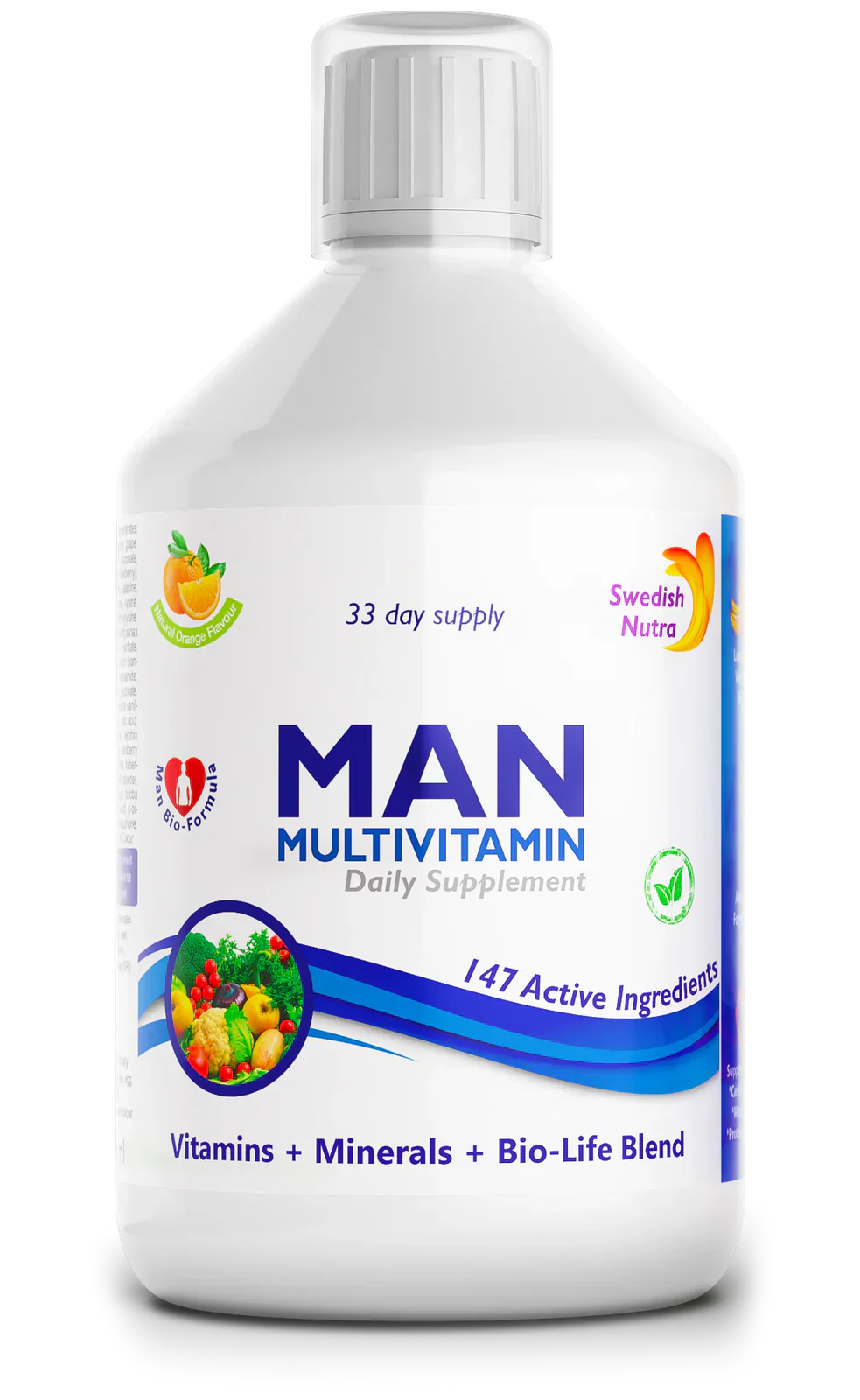 Férfi multivitaminok férfiaknak kollagénnel 1497 mg - 147 hatóanyag /500 ml/