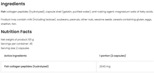 Marine Collagen 2040 90 kapszula