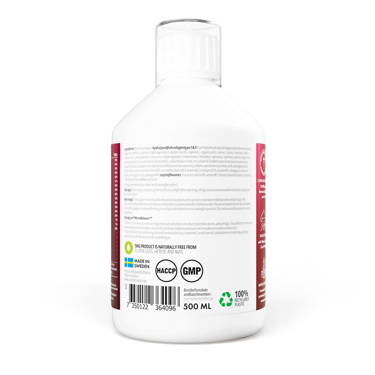 Menoplus+ Fish Collagen 10 000 mg nőknek 40+ | 500 ml
