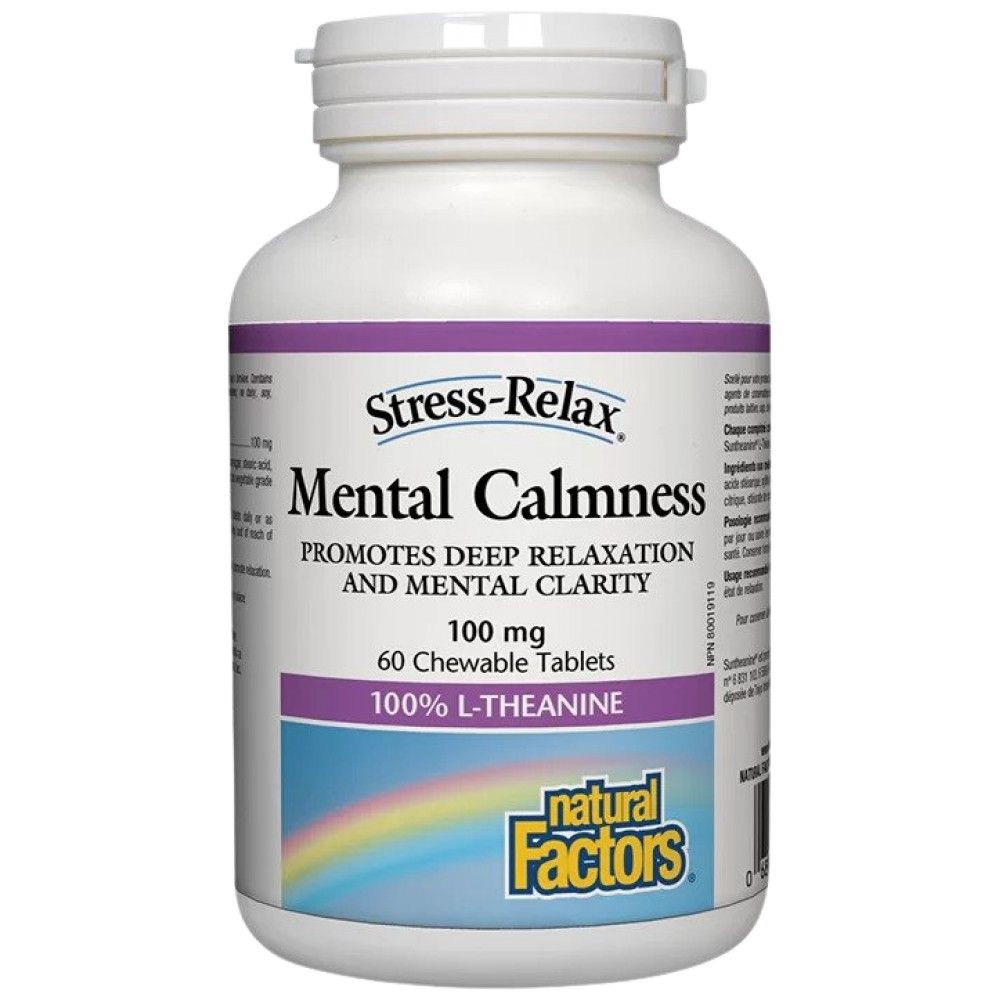 Mental Calmness L-Theanine 100 mg - 60 rágótabletta