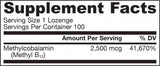 Methyl B-12 2500 mcg - 100 nyelvalatti tabletta