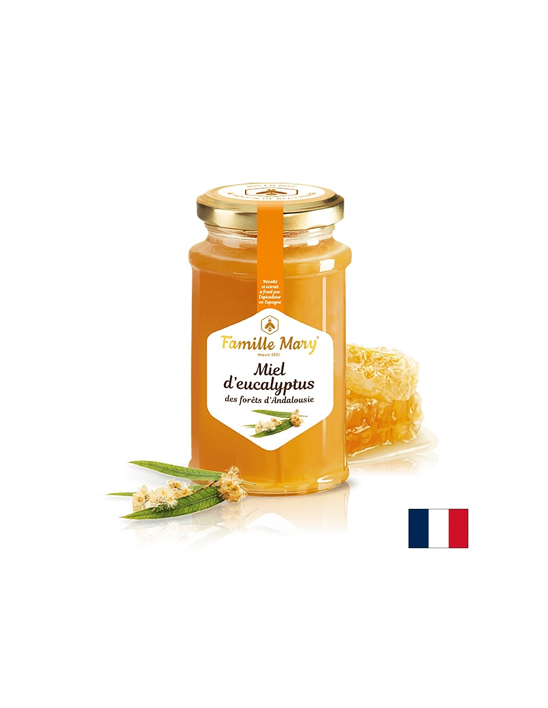Miel d' eucalyptus/eukaliptusz virágból származó méz, 360 g Famille Mary
