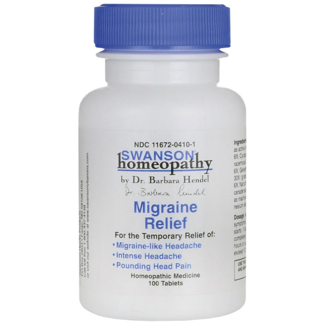 Migraine Relief 100 Tablets - Nutra Best Europe