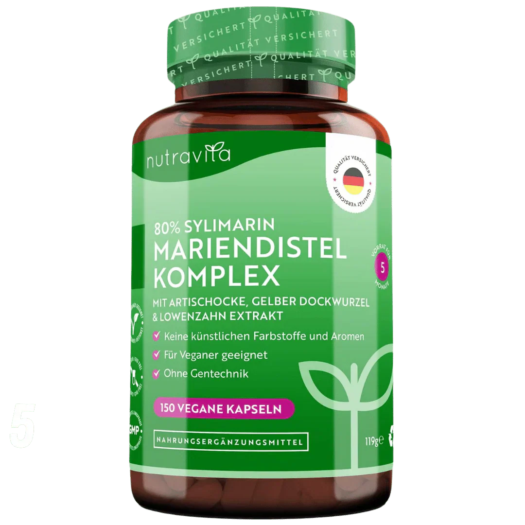 Máriatövis komplex (80% szilimarin) - 150 kapszula <tc>Nutravita</tc>