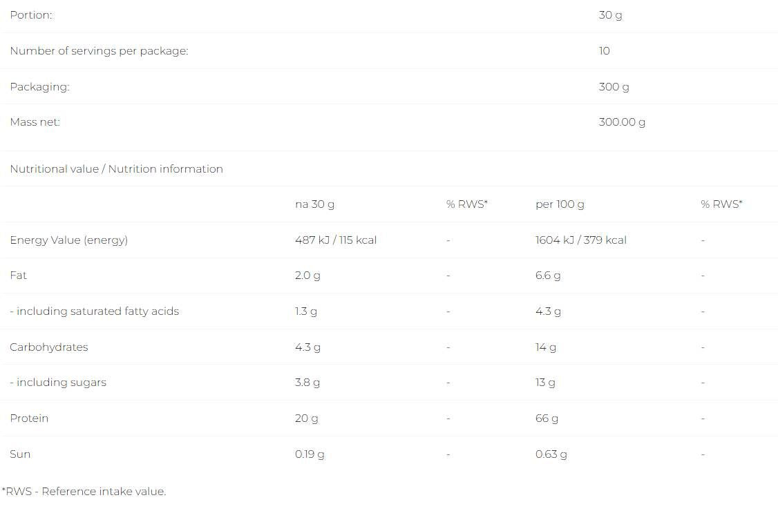 Milky Shake Whey - 300 gramm