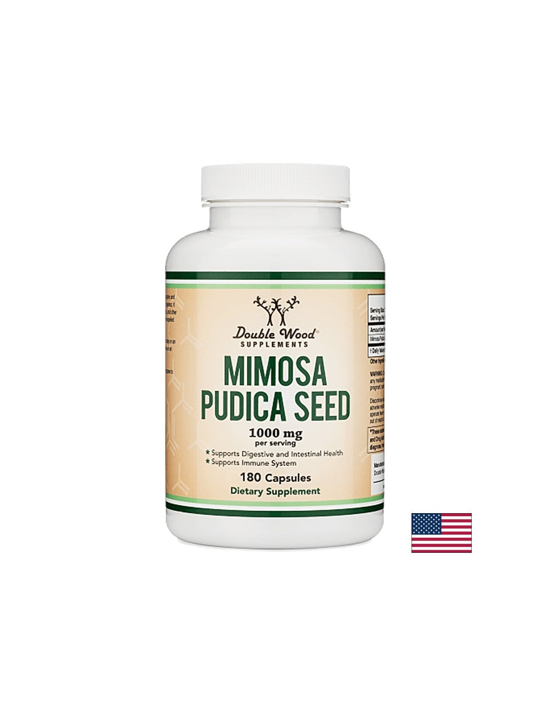 Mimosa pudica/ Mimosa pudica (magok), 180 kapszula <tc>Double Wood</tc>
