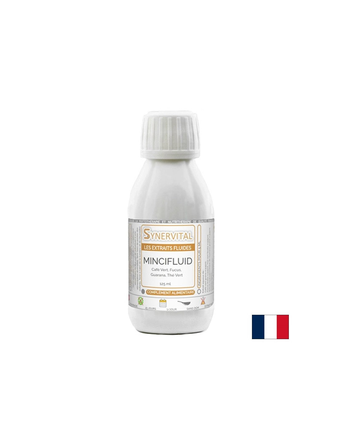 Folyékony gyógynövény koncentrátum fogyáshoz Mincifluid, 125 ml