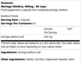Moringa Oleifera 400 mg 60 kapszula