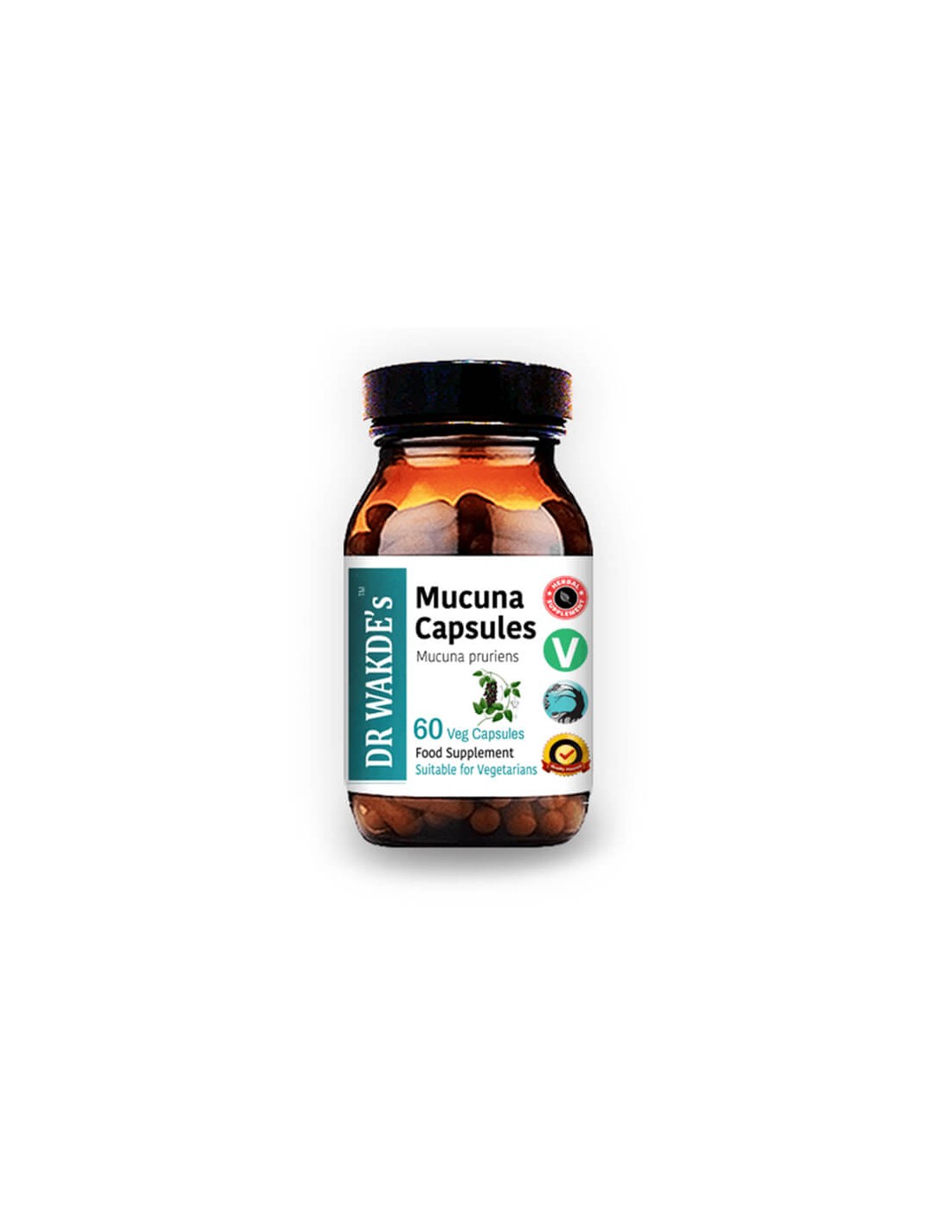 Mucuna Pruriens/Mucuna Pruriens Ayurveda, 60 kapszula DR WAKDE's
