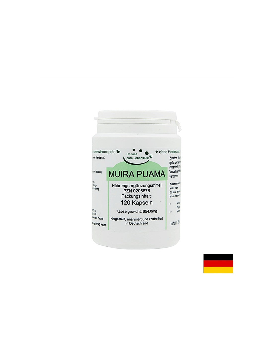 Muira Puama - Muira Puama (természetes afrodiziákum), 120 kapszula El Compra