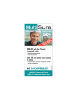 MultiSure® Men 50+/Multivitamin 50+ férfiaknak (luteinnel, likopinnal és fűrészpálmával), 80 kapszula