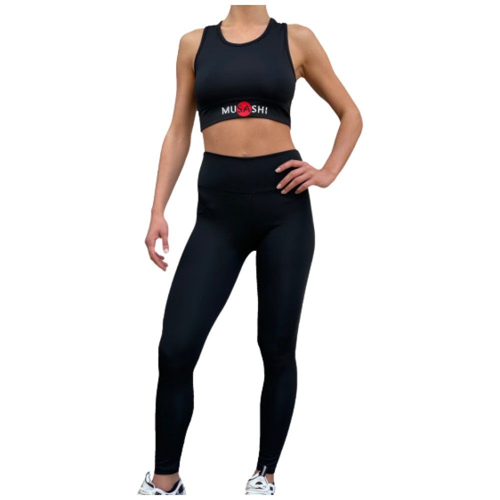 Női Lycra leggings - fekete