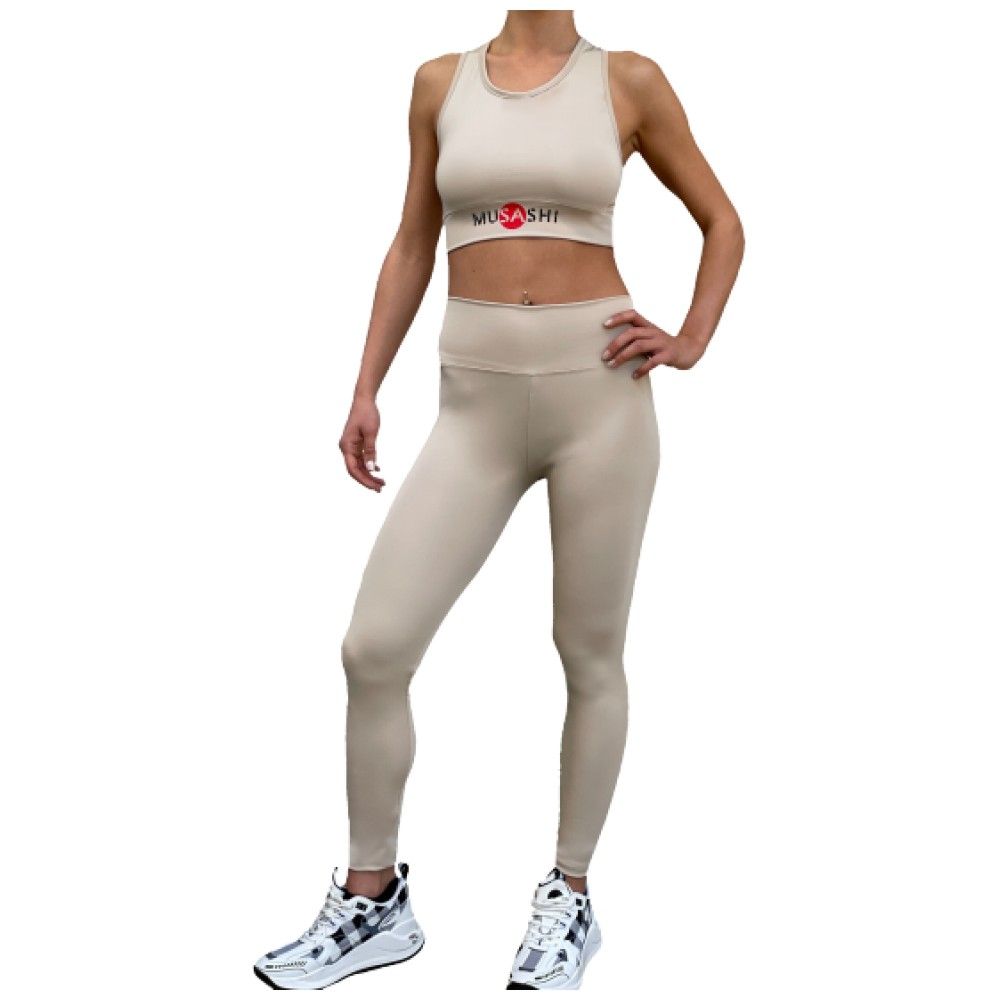 Női Lycra leggings - bézs