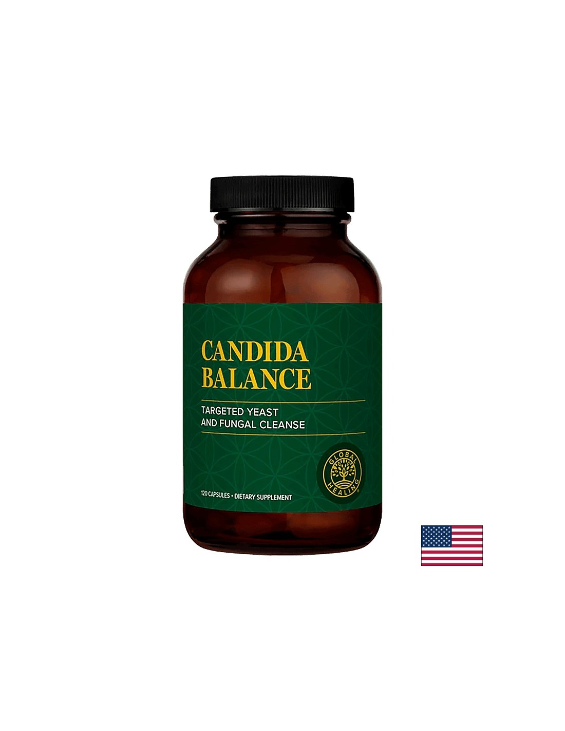 Mycozil® Candida és Flora Balance Support/Természetes komplex Candida fertőzések ellen, 120 kapszula Global Healing