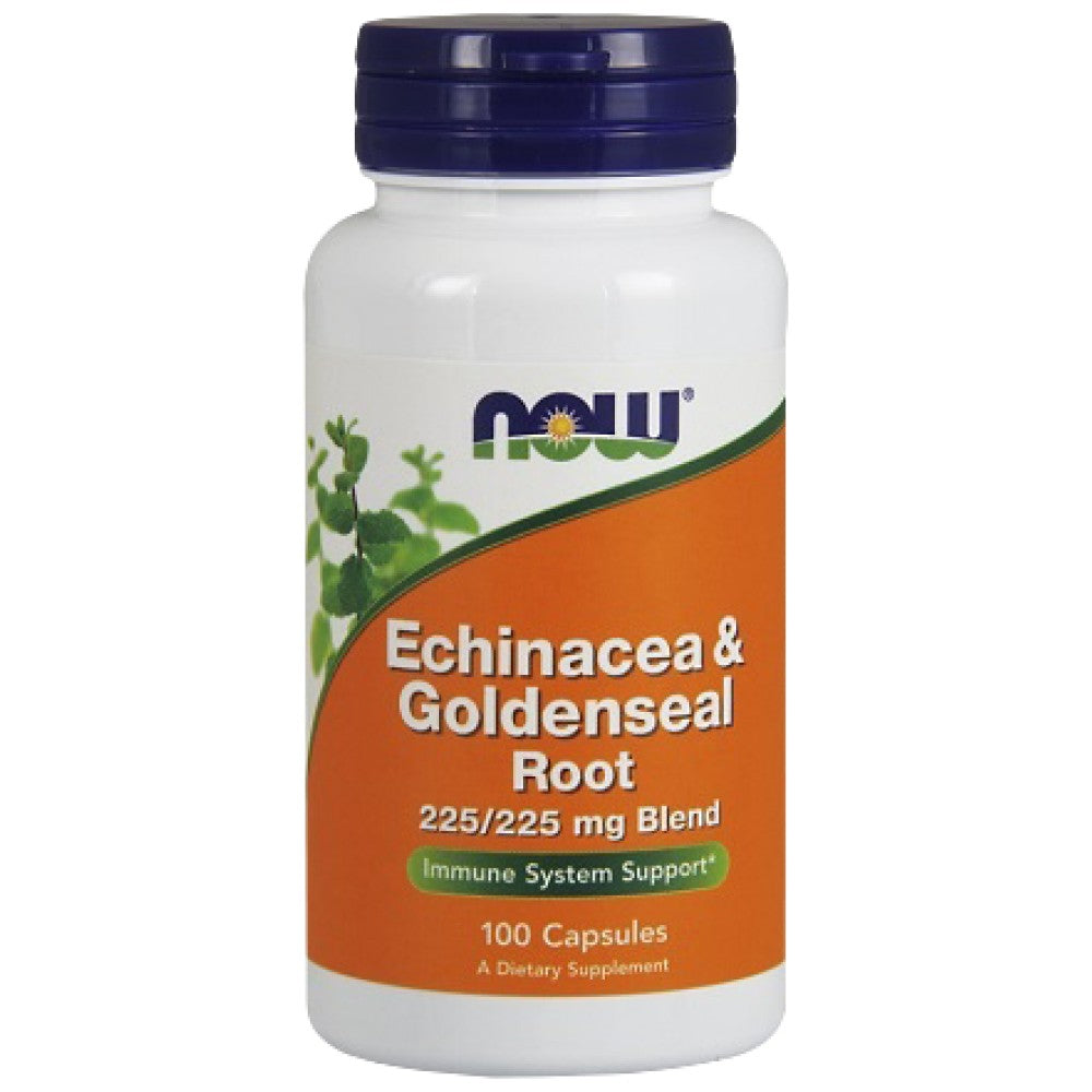 Echinacea & Goldenseal Root - 100 capsules - Nutra Best Europe
