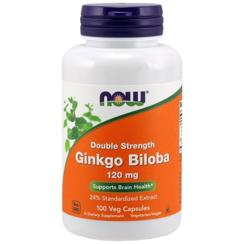 Ginkgo Biloba 120 mg / Double Strength - 100 capsules - Nutra Best Europe