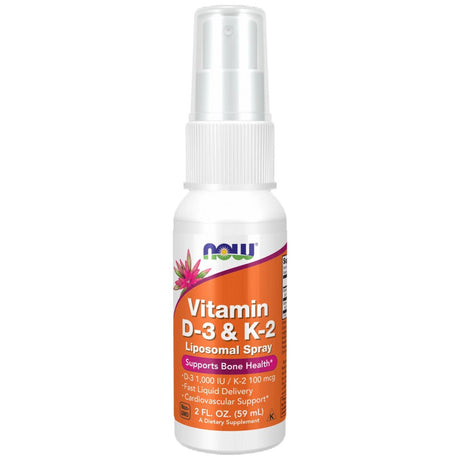 Vitamin D-3 1000 IU & K-2 100 mcg | Liposomal Spray - 59 ml - Nutra Best Europe
