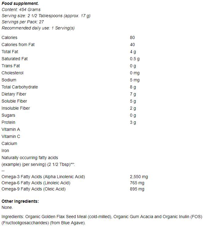 Fiber - 3 - 454 grams - Nutra Best Europe