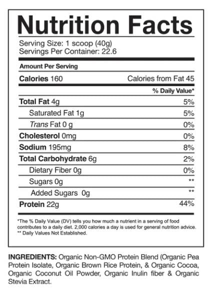 Proven Vegan Protein | Organic Natural Protein - 907 grams - Nutra Best Europe