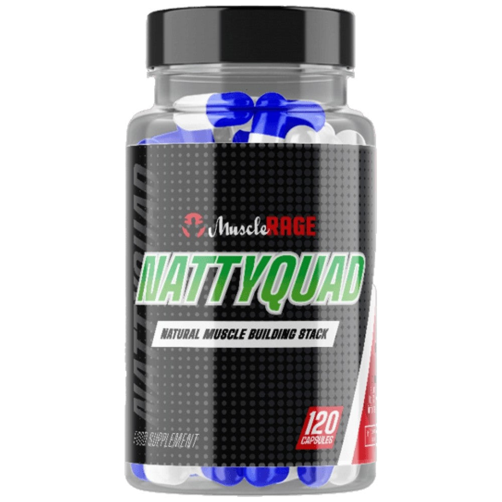 Nattyquad | Natural Muscle Building Stack - 120 kapszula