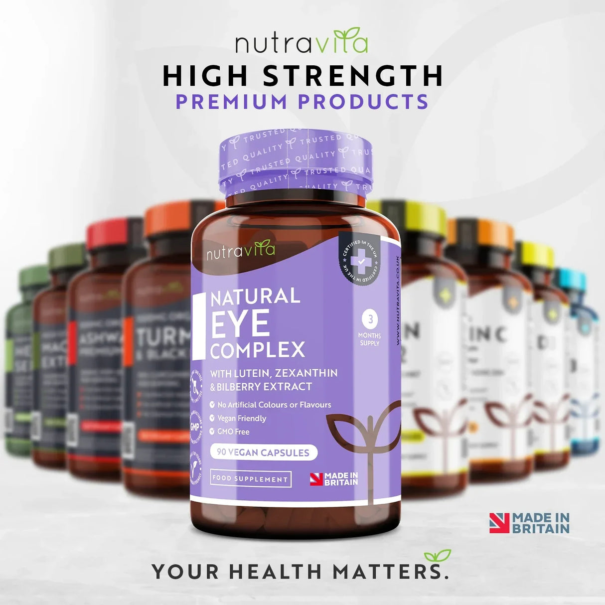 Szemvitaminok /természetes/ - Natural Eye Complex 90 db vegán kapszula