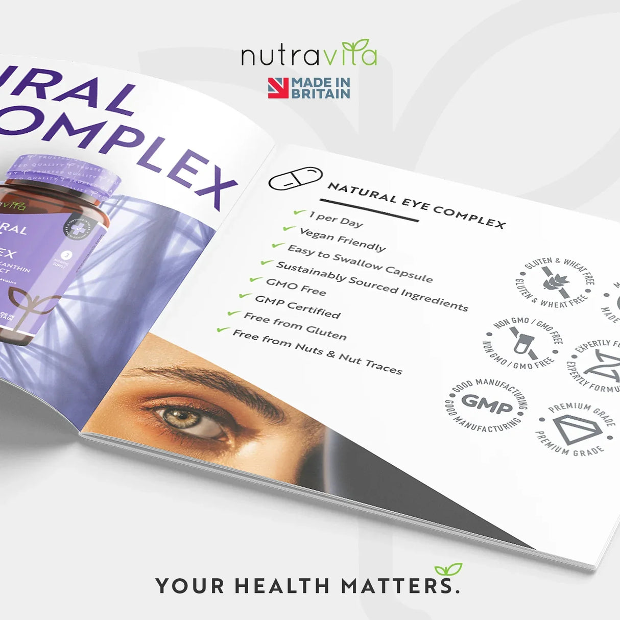 Szemvitaminok /természetes/ - Natural Eye Complex 90 db vegán kapszula