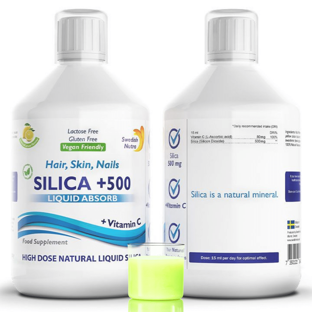 Természetes szilícium-dioxid+ /500 ml, 33 ADAG/ <tc>Swedish Nutra</tc>