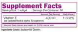 Természetes E-vitamin 400 NE - 60 gél kapszula