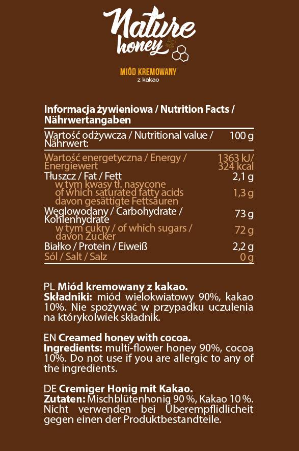 Nature Honey | Ízesített - 400 gramm