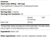 Neem Leaf 500 mg 100 kapszula
