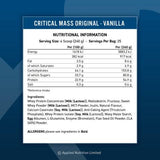 Critical Mass Original - 6000 grams - Nutra Best Europe